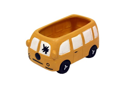 Yellow van planter